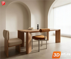 Dining Table Set Skp Files